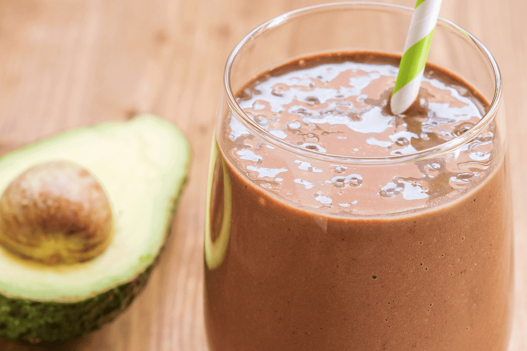 chocolate avocado smoothie