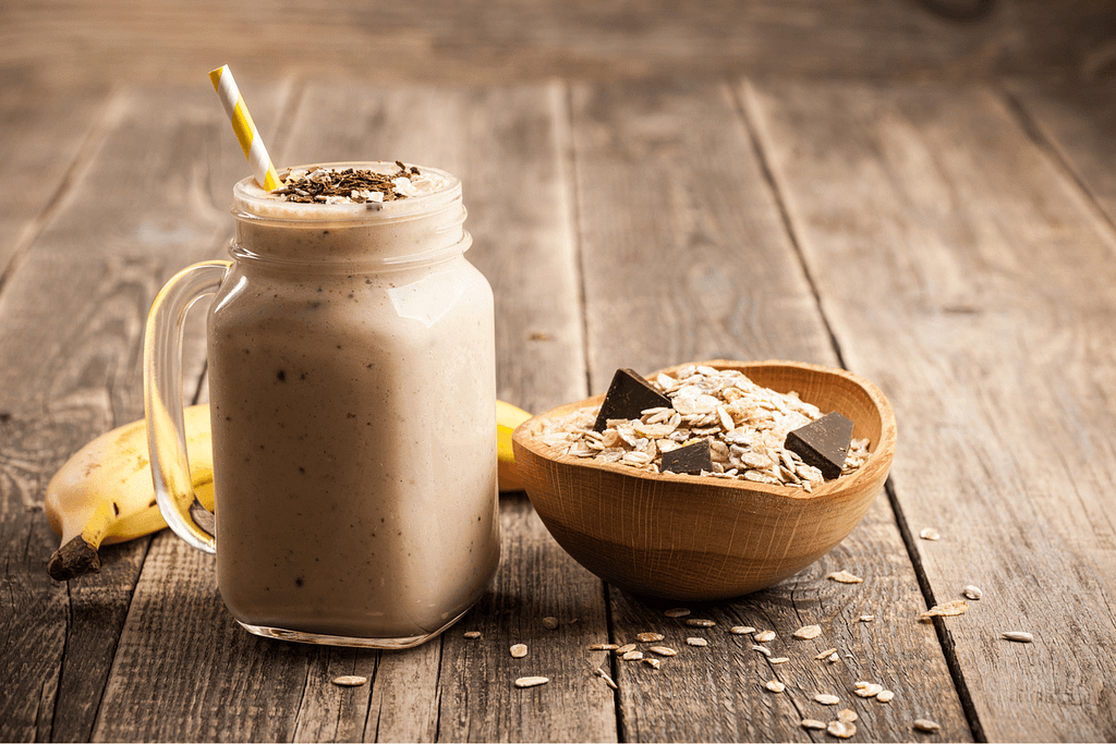 chocolate oatmeal banana smoothie